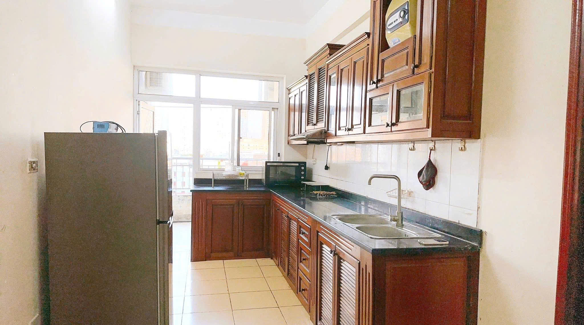 Cho thuê căn hộ 310 Minh Khai, 98m2, 2 ngủ, 1 khách, 2 wc rộng. Giá 11tr5 ctl - Ảnh 2